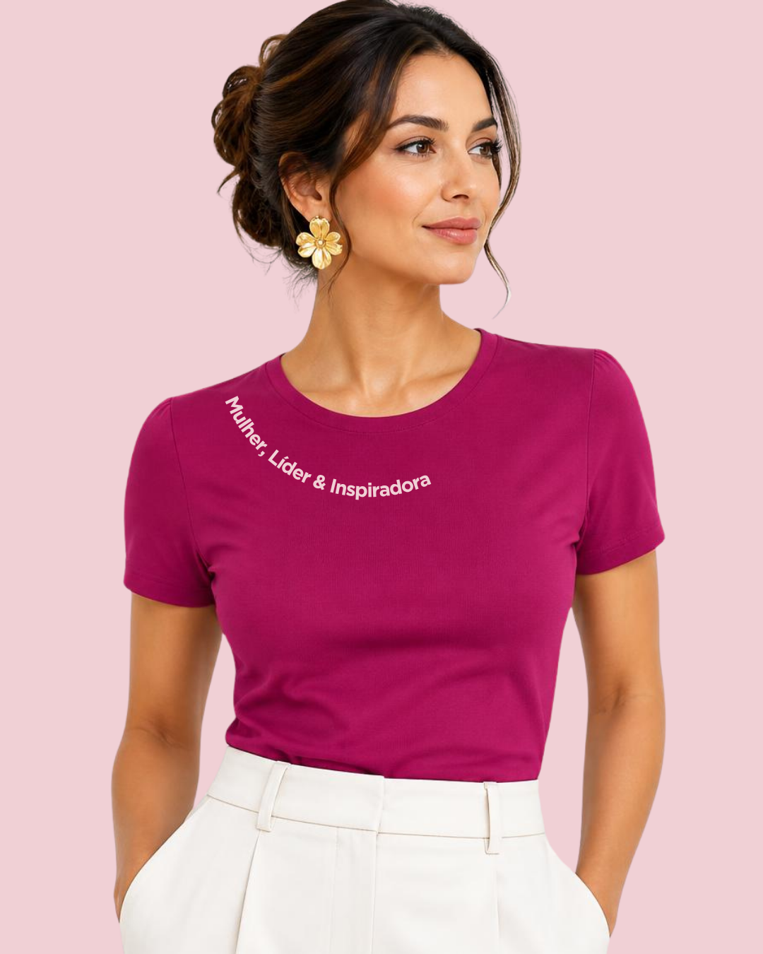 Camiseta Mulher, Líder & Inspiradora da Coleção MCDS